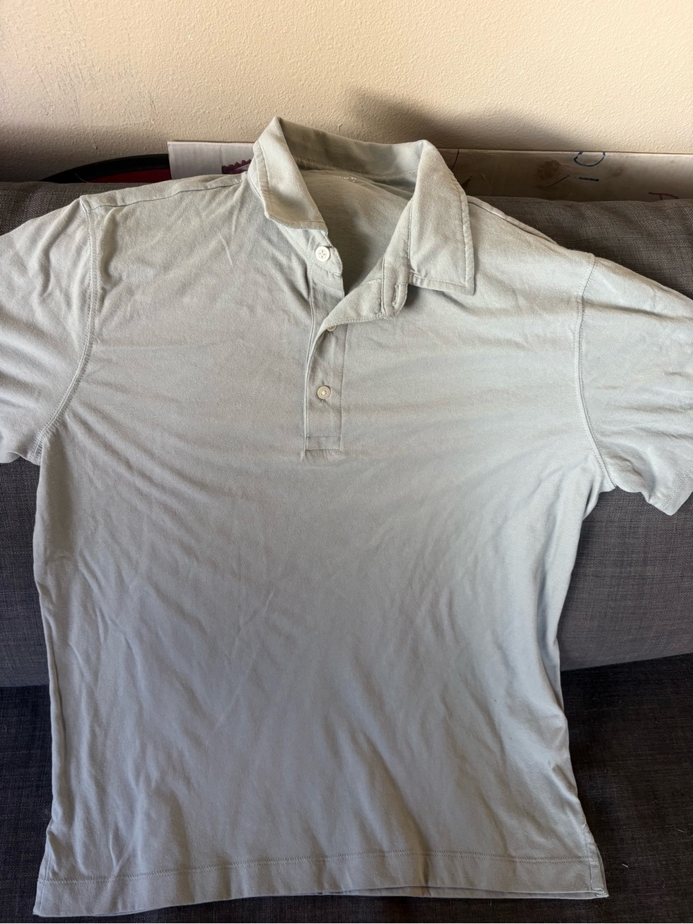 Bundle of Old Navy Men's Pale Blue Polo Shirts (3 total)